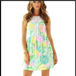 Lilly Pulitzer Hibiscus Lace  Reagan Dress